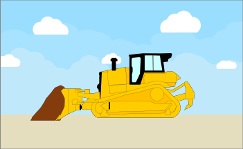 剥土のイラスト